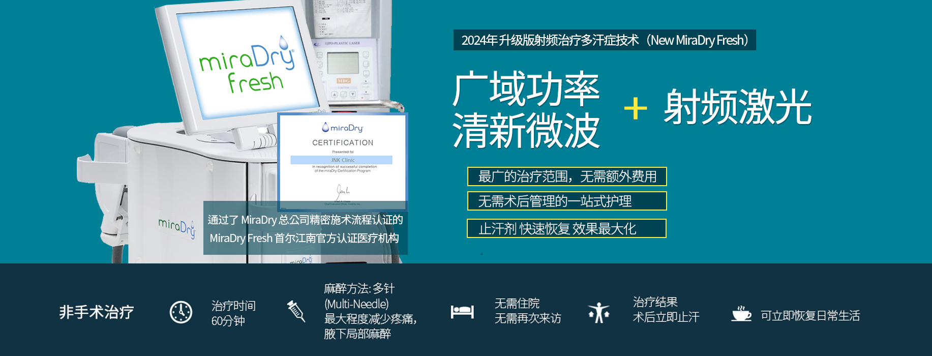 广域功率 Mira Dry 清新微波